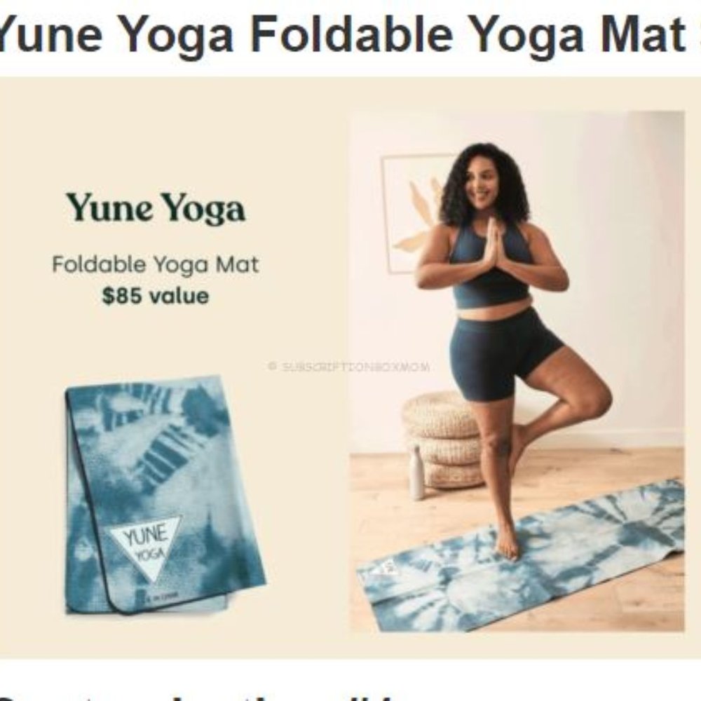Yune Yoga Matt - Alltrue subscription box